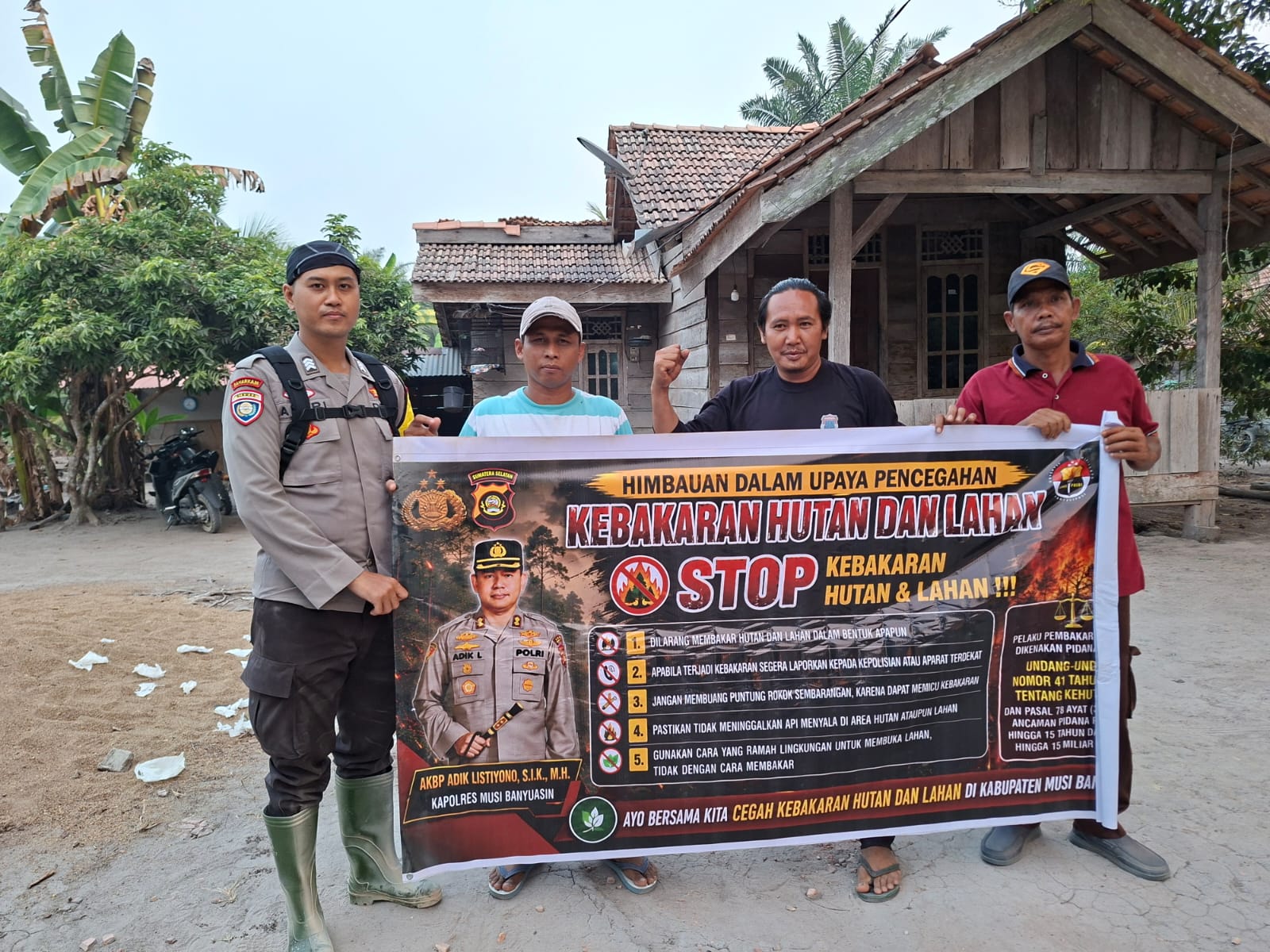 Bhabinkamtibmas Polsek Bayung Lencir Sambangi Warga, Jemput Langsung Aspirasi Masyarakat Desa Pulai Gading